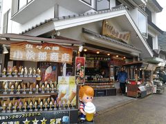 歩き疲れたので錦帯橋近くの佐々木屋小次郎商店でソフトクリームを戴いた。
ピスタチオを選んだが読み通り大人の甘さ。美味しかった。