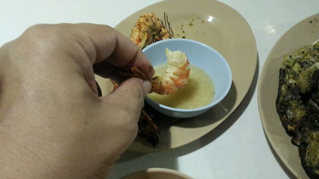 エビはぷりぷりで美味しい！