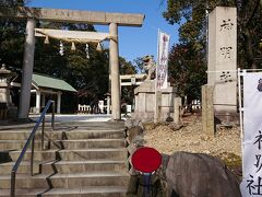  　猪子石神明社にやってきました。月心寺とは隣接していますが、一度外に出て回り込む必要があります。