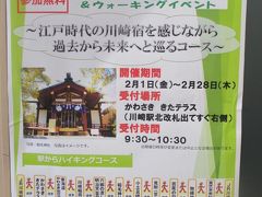 これが川崎駅に貼ってある「駅からハイキング」のポスターです。