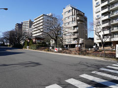 終焉の地から東へ一区画先には、広い道があった。
戦後に造られた坂道で、播磨坂と言う。
この辺りにあった常陸府中藩松平播磨守の上屋敷を貫いて造られたため名付けられたらしい。
江戸から昭和へと続く町割りをまったく無視して造られているが、接続する大通もほとんど無いので、何のために造られたのか不思議な道だ。