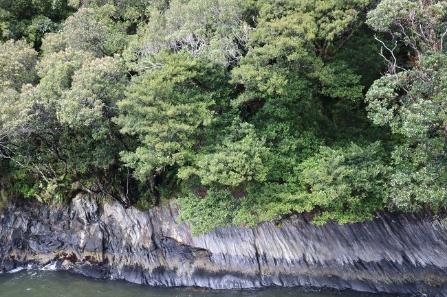 マイターピークは海面からそびえ立っています。