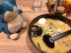 ラーメンを食べて腹ごしらえ、と思ったら、ここでトラブル発覚！！

帰りのひこーき、大幅遅延のお知らせ

ちょうどこの日、雪の成田空港で着陸機が足滑らせて脱輪。その後長時間にわたって滑走路が閉鎖される騒ぎがありました
結果、ダイヤが乱れ、帰りのひこーきも出発のメドが立たず

成田だからなあ、終電早いしなあ（成田発の最終電車は23時02分発。これに乗れないと、最悪空港から出られない）
これは、ドキドキの展開か？