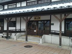えちぜん鉄道勝山駅。時代を感じさせるいい雰囲気。