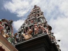 チャイナタウンのヒンドゥー寺院