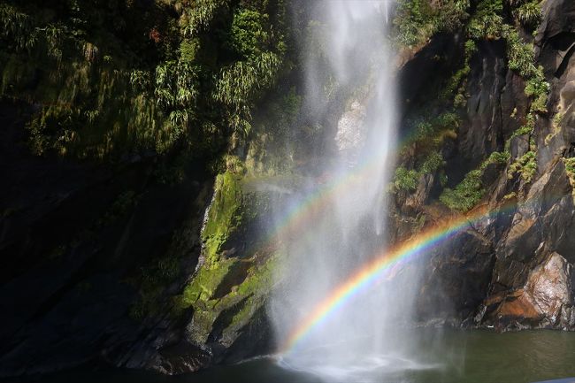 ブライダルベールフォールの虹