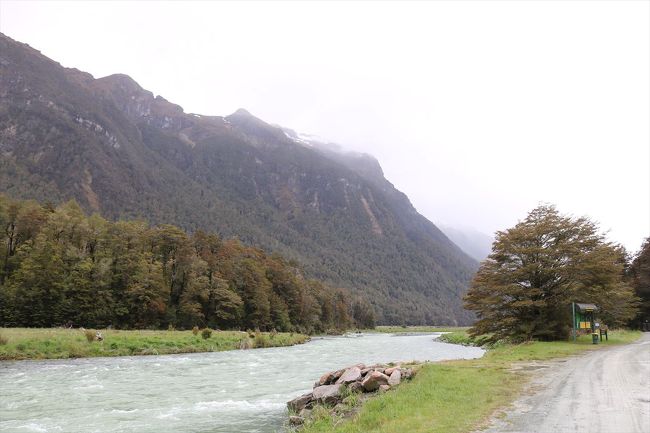 川が流れています。