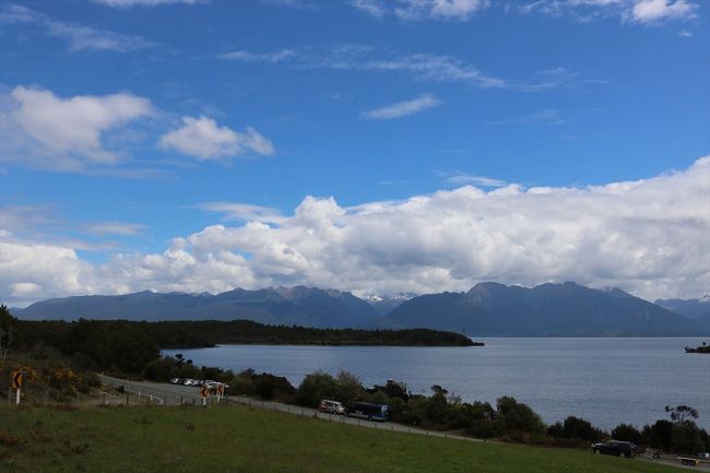 テアナウ湖が一望
