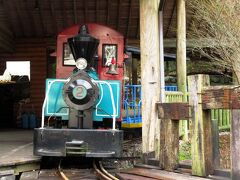 馬路村の森林鉄道は、ポーター社製のSLをモデルにした遊覧鉄道です。休日のみ運転されるようで、この日は土曜のため、誰もいませんでした。。