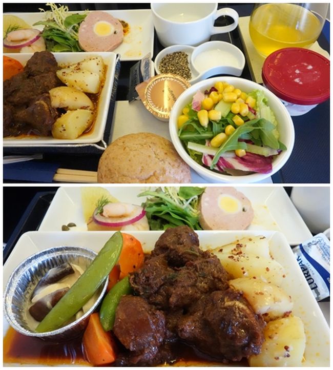 今回も洋食バージョンです。往路・復路とも満足でした。