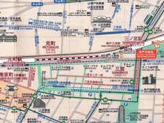 元町駅と三ノ宮駅の中間地点の路上で下車、その後は歩いて三ノ宮の駅北西に有る大きなレストラン(チェーン店)で神戸牛ステーキの昼食でした、ベトナムお兄さん(シェフ)のナイフ捌きを見ながらの鉄板焼きステーキは控えめビールで満腹！
帰ってからの運転が有るからお酒はここまで！
