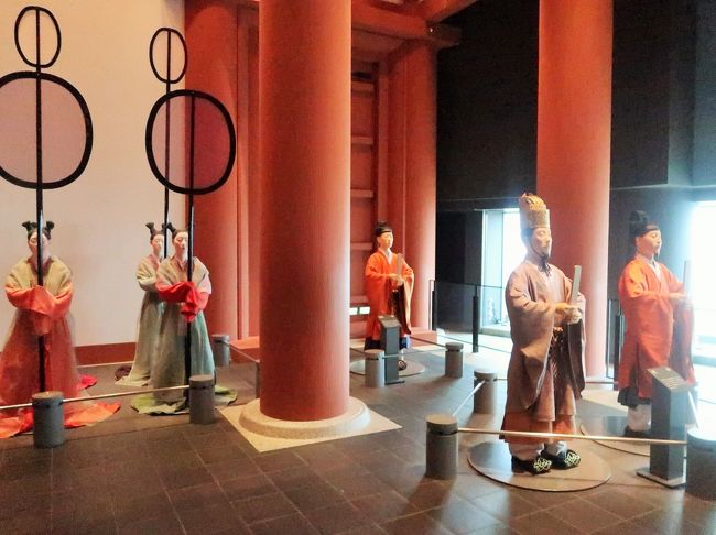 大阪32 大阪歴史博物館b 難波宮大極殿を体感 ☆古代-奈良時代の文化財〔10階〕