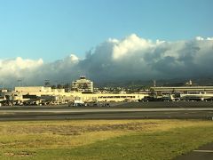 無事に着陸！

山側は雲が多くてお天気悪そうです。