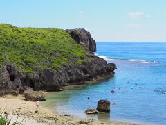 中の島ビーチをパシャリ。