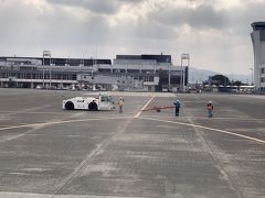 熊本空港から出発です。
行ってきまーす！