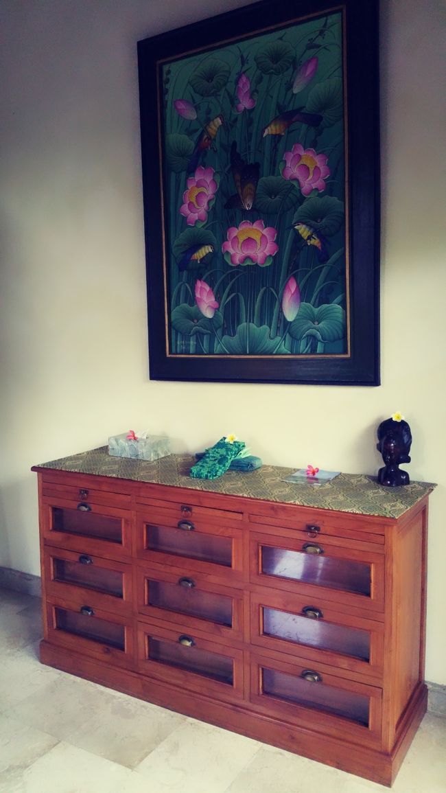 お部屋の中はチェストがありましたが、引き出しを開けてみると浅かったので、何に使うんだろ??と思いながら使ってませんｗｗｗ<br /><br />お寺に行く時に使うサロンが置いてありました。