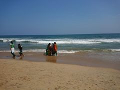 インドのビーチ。