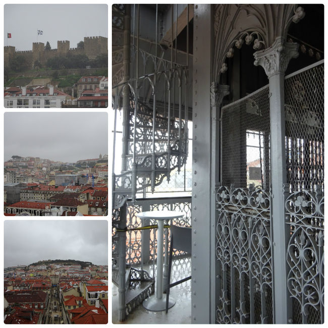 サンタ・ジュスタのリフト<br />高地のバイロ・アルト地区から低地のバイシャ地区へ<br />