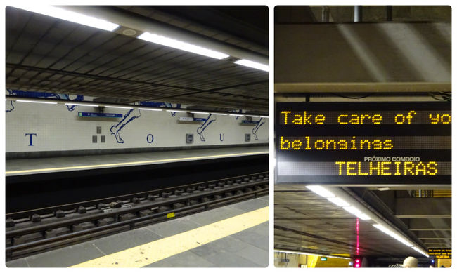 地下鉄かな？確かこの後、ホテルまでタクシーに乗ったような？（酔っ払いなんで）