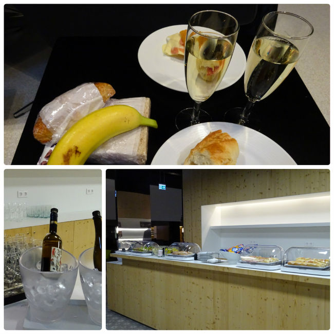 ラウンジで朝シャン