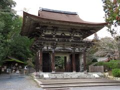 三井寺駅からゆるやかな坂を登っていくと、三井寺の仁王門に着きました。1452年に建立され、1601年に徳川家康によって甲賀の常楽寺から移築されたもの。