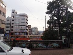 長崎電気軌道（電鉄）の路面電車が見えてました。