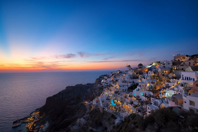 ギリシャ サントリーニ島の風景