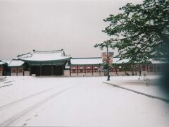 雪景色の昌徳宮（チャンドックン）。
とてもきれい！寒かったけど、行ったかいがあった！