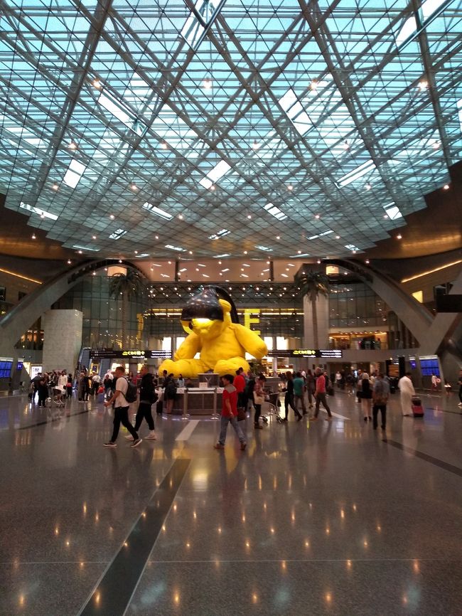 トランジットで初のドーハ市内観光(個人)10月の一人旅 その1(出発~ハマド国際空港)
