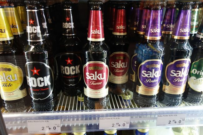寝酒はエストニアのビールsaku