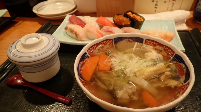 札幌駅のすぐ近くにある四季花まるさんで寿司をいただきます。