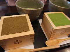 京都で大人気の抹茶ティラミスとほうじ茶ティラミス、抹茶館。