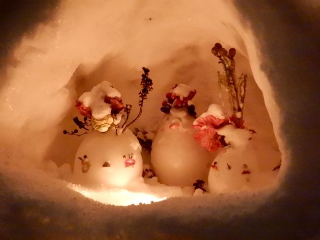 めんこい雪像を撮るためにも ここでまたカメラをシバレさせてはならぬ！<br /><br />自分の指先より カメラの保温の方が大事なのさ