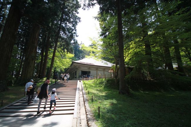 おなじみ金色堂を拝観します。<br />御朱印ももらってきました。