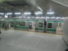 新宿駅に到着。反対側には埼京線の電車が出発を待っていました。