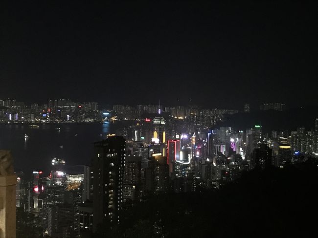 香港市内観光<br /><br />ビクトリアピークからの夜景観賞<br />