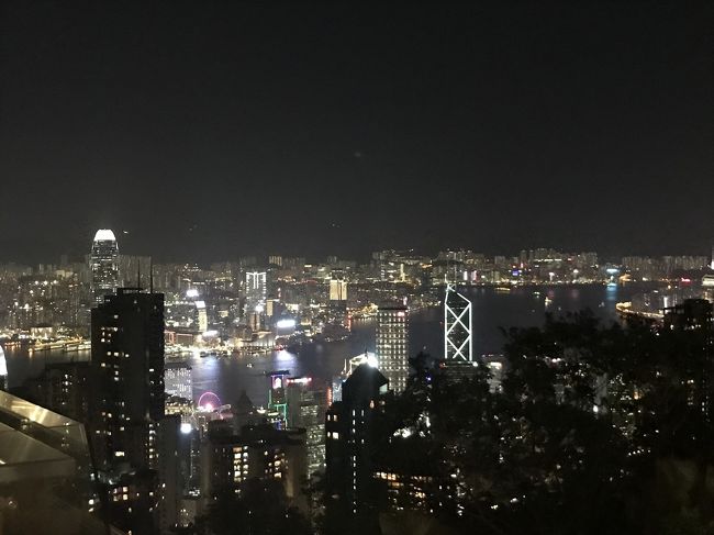 香港市内観光<br /><br />ビクトリアピークからの夜景観賞<br />