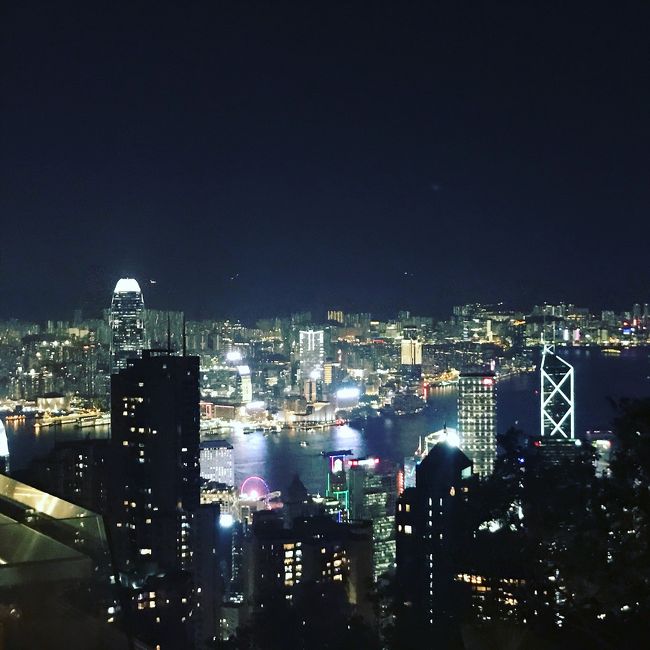 香港市内観光<br /><br />ビクトリアピークからの夜景観賞<br /><br />また、<br />バスで移動、、、