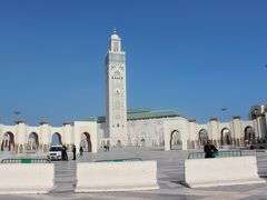 ハッサン２世モスクに到着しました。