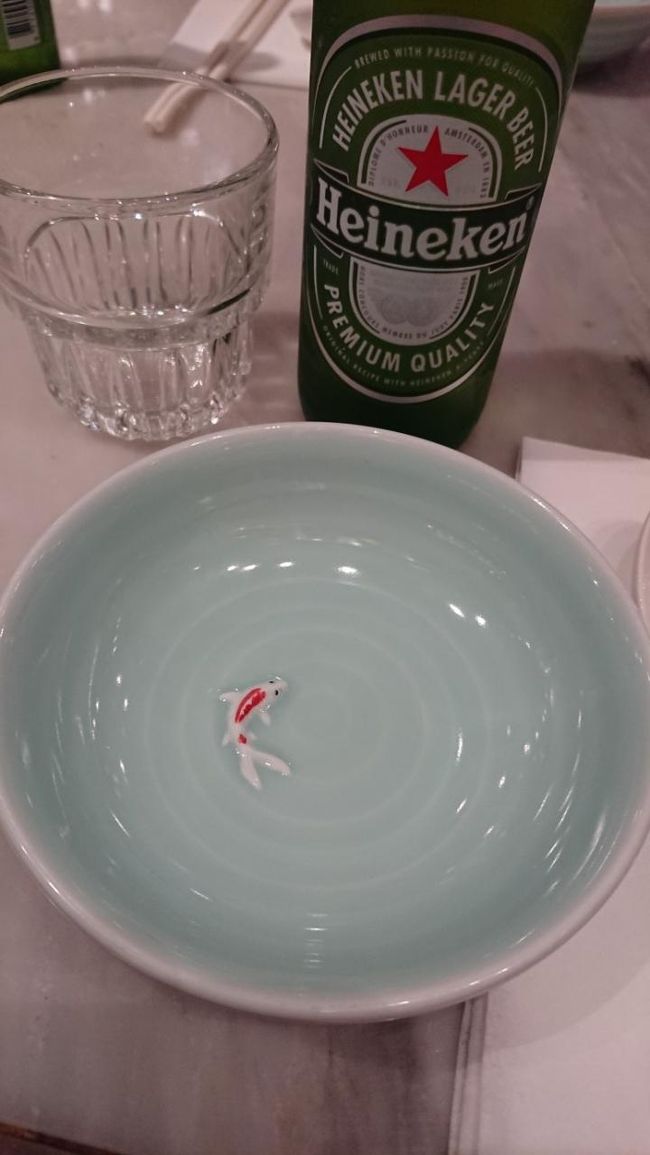 まずはビール。