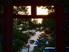 【奈良公園】

この角度で落ちる....陽の入り.......

これも何か昔の人は、考えて、この道と鳥居を造ったんでしょうね......

何人かのカメラマンが、シャッターチャンスを狙っていました。