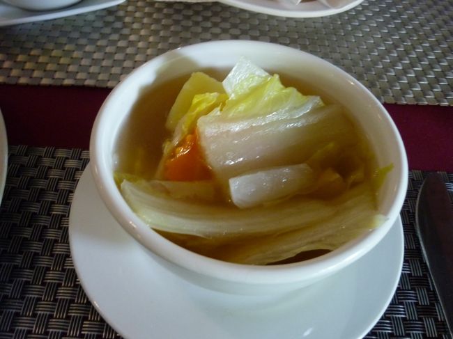 このスープは美味しい。<br />同じ朝食を3日間食べたが、朝はこれでちょうどいい。<br /><br />1週間滞在したら7回同じものを食べることになるのだろうが、まあ良いでしょう。<br />食べ過ぎるよりはましだ。