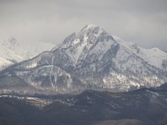 米子道・蒜山・サービスエリアから観た蒜山