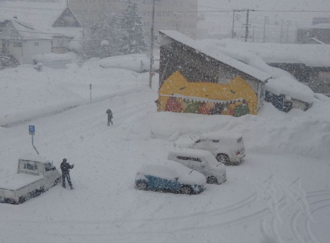 爆睡｡..｡.:* そして目覚めたら…窓の外は ザワらしい光景