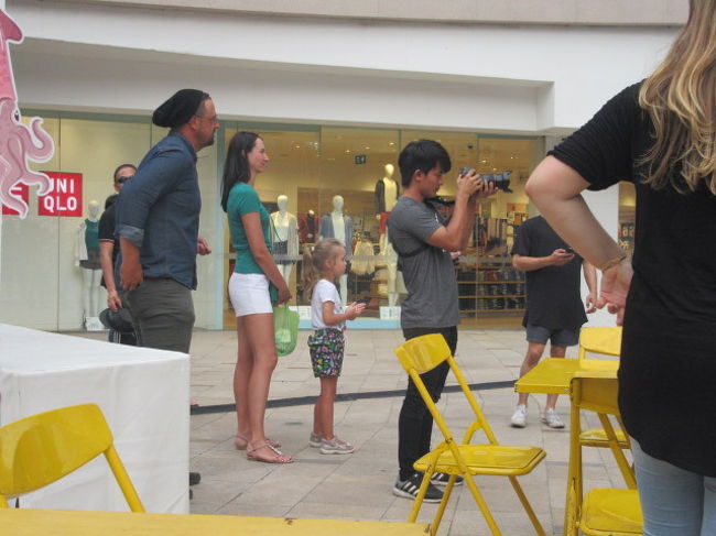 観覧者は、親子組も目立ちます