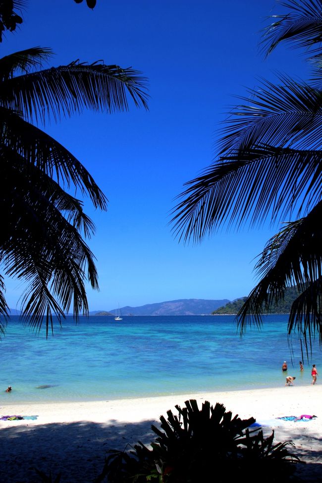 ☆Sunset Beach ,Fisheries Dept @ Koh Lipe Thai<br /><br />この辺りは椰子の木がけっこうあるので<br />南の島らしい写真を撮るにも絶好のロケーションです。