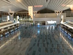 終電で羽田空港国際線ターミナルにやってきました。今晩はここで過ごすことにします。
24時間空港ということもあり、国際色豊かです。