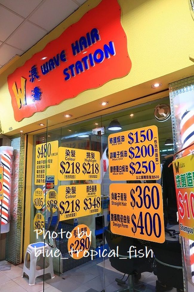 荃灣到着後、長く伸びきった髪の毛を久しぶりに切りに行きました。娘が生まれてから一度切ったっきり、美容院というものに行っていなかったので、かなり伸びていて、髪の毛乾かすのが面倒になってきたので切りました。行ってみたのは、力生廣場に入っている美容院。初めて行きました。髪の毛を切りたいと言ったら、超ロックな感じのお兄ちゃんが対応してくれて、髪の毛を切ってくれました。なんか怖い雰囲気で、段が入りすぎていると言ったら、V型に切ってほしいってあなたが言ったんでしょって言い返されました。V型ももうちょい緩めにしてほしかったのに…怖すぎて、まあいいやって諦めました。80HKドル。髪の毛切って1週間経ちましたがまあなんか落ち着いたので、よかったのかも？？でも怖いからあのお店には二度と行かないと思いますが…