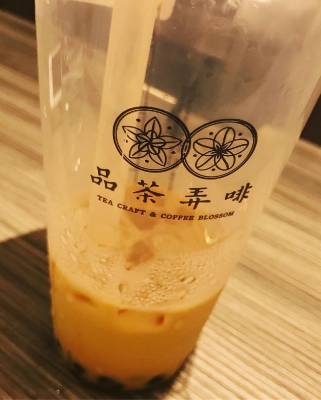 タピオカ黒糖ラテ。めちゃ美味しいです！