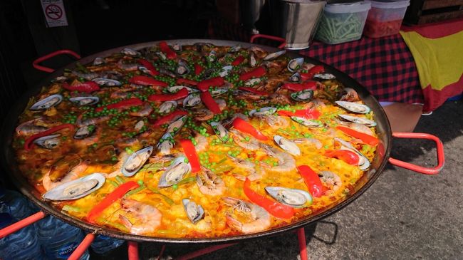 かなりのボリュームのパエリアです。<br />美味しかったです。
